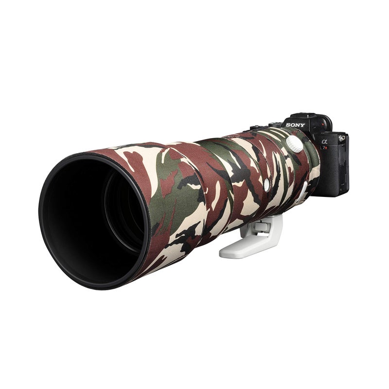 easyCover Lens protection Neoprene Lens Protection Camouflage Cover Cover for Sony FE 200-600 F5.6-6.3 G OSS Green camouflage - Image 2